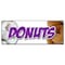 Signmission DONUTS 1 BANNER SIGN donut fried dough signs hot fresh made glazed sugar B-Donuts1 - alternate 1